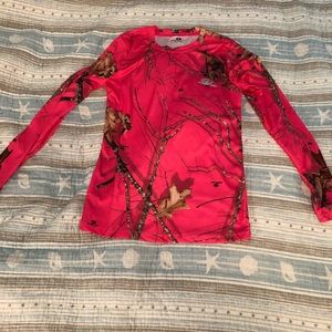 Mossy Oak pink camo long sleeve shirt